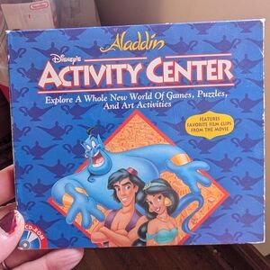 Disney Aladdin Activity Center CD-ROM vintage